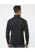 Paragon 350 Mens Malibu Performance 1/4 Zip Sweatshirt Black Model Back