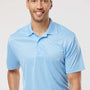 Paragon Mens Sebring Performance Moisture Wicking Short Sleeve Polo Shirt - Blue Mist