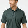 Paragon Mens Sebring Performance Moisture Wicking Short Sleeve Polo Shirt - Carbon Grey