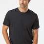 SoftShirts Mens Organic Short Sleeve Crewneck T-Shirt - Black - Closeout
