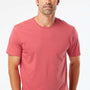 SoftShirts Mens Organic Short Sleeve Crewneck T-Shirt - Brick