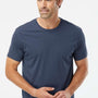 SoftShirts Mens Organic Short Sleeve Crewneck T-Shirt - Navy Blue - Closeout