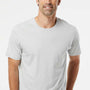 SoftShirts Mens Organic Short Sleeve Crewneck T-Shirt - Silver Grey