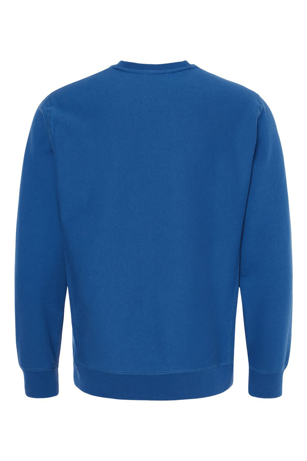 Independent Trading Co. IND5000C Mens Legend Crewneck Sweatshirt Royal Blue Flat Back
