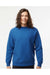 Independent Trading Co. IND5000C Mens Legend Crewneck Sweatshirt Royal Blue Model Front