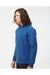 Independent Trading Co. IND5000C Mens Legend Crewneck Sweatshirt Royal Blue Model Side