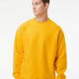 Independent Trading Co. Mens Legend Crewneck Sweatshirt - Gold - NEW