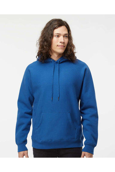 Independent Trading Co. IND5000P Mens Legend Hooded Sweatshirt Hoodie Royal Blue Model Front