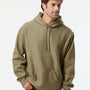 Independent Trading Co. Mens Legend Hooded Sweatshirt Hoodie - Olive Green - NEW