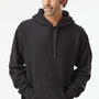 Independent Trading Company Mens Legend Hooded Sweatshirt Hoodie w/ Pouch Pocket - Heather Charcoal Grey
