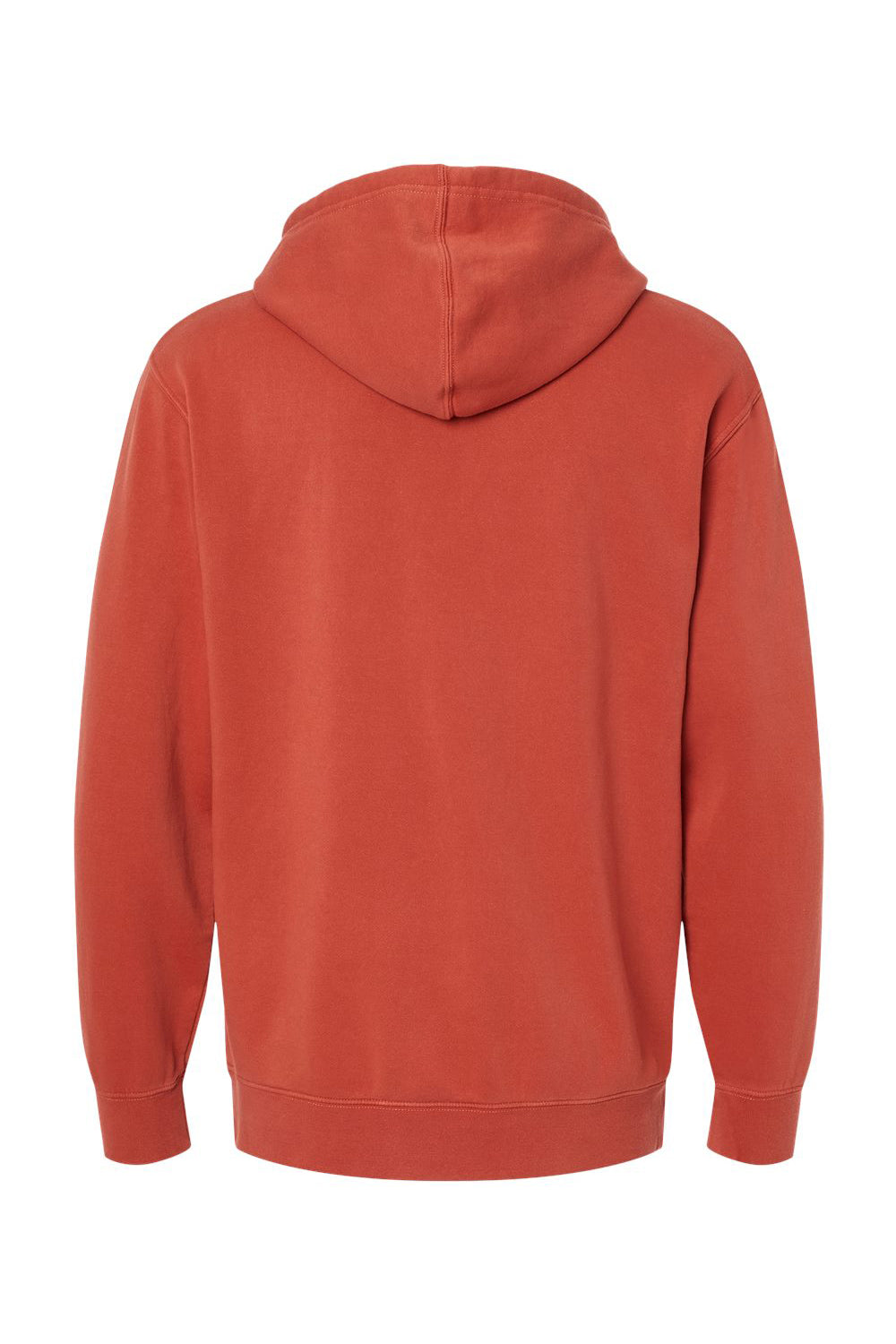 Independent Trading Co. PRM4500 Mens Pigment Dyed Hooded Sweatshirt Hoodie Amber Flat Back