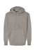 Independent Trading Co. PRM4500 Mens Pigment Dyed Hooded Sweatshirt Hoodie Cement Grey Flat Front
