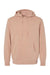 Independent Trading Co. PRM4500 Mens Pigment Dyed Hooded Sweatshirt Hoodie Dusty Pink Flat Front