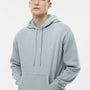 Independent Trading Company Mens Pigment Dyed Hooded Sweatshirt Hoodie w/ Pouch Pocket - Sage Green