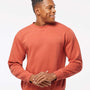 Independent Trading Co. Mens Pigment Dyed Crewneck Sweatshirt - Amber - NEW
