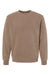 Independent Trading Co. PRM3500 Mens Pigment Dyed Crewneck Sweatshirt Clay Brown Flat Front