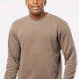 Independent Trading Company Mens Pigment Dyed Crewneck Sweatshirt - Clay Brown