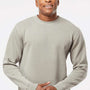 Independent Trading Company Mens Pigment Dyed Crewneck Sweatshirt - Cement Grey