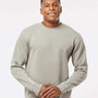 Independent Trading Co. Mens Pigment Dyed Crewneck Sweatshirt - Cement Grey - NEW
