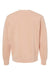 Independent Trading Co. PRM3500 Mens Pigment Dyed Crewneck Sweatshirt Dusty Pink Flat Back