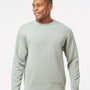 Independent Trading Co. Mens Pigment Dyed Crewneck Sweatshirt - Sage Green - NEW