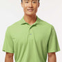 Paragon Mens Saratoga Performance Moisture Wicking Mini Mesh Short Sleeve Polo Shirt - Kiwi Green