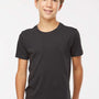 SoftShirts Youth Organic Short Sleeve Crewneck T-Shirt - Black