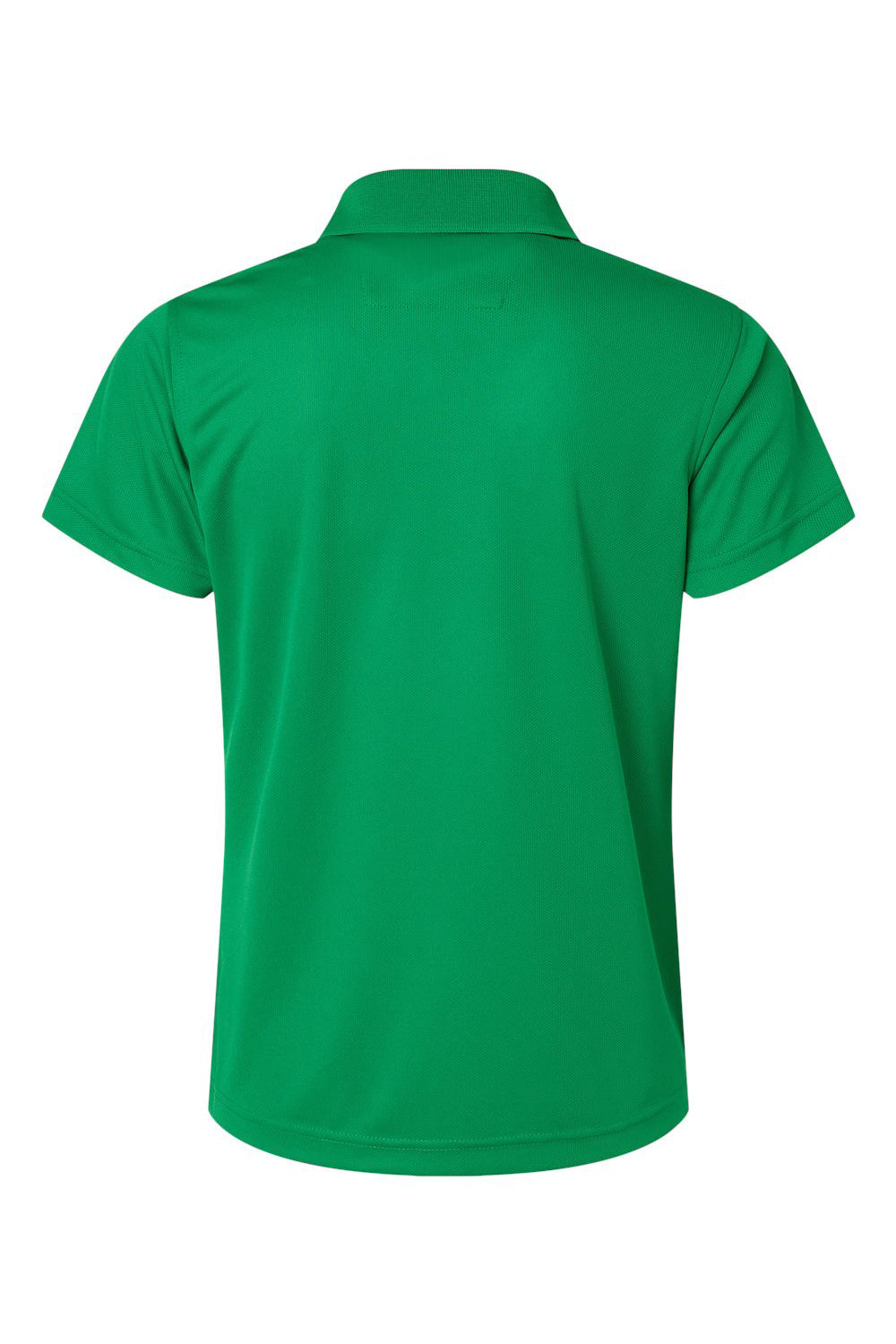 Paragon 104 Womens Saratoga Performance Mini Mesh Short Sleeve Polo Shirt Kelly Green Flat Back
