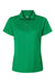 Paragon 104 Womens Saratoga Performance Mini Mesh Short Sleeve Polo Shirt Kelly Green Flat Front