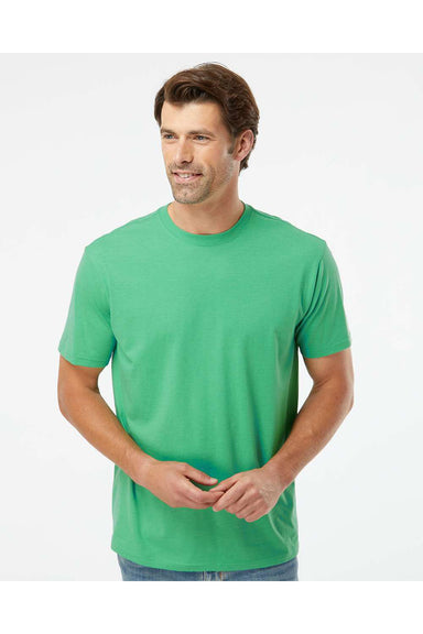 Kastlfel 2010 Mens RecycledSoft Short Sleve Crewneck T-Shirt Green Model Front