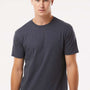 Kastlfel Mens Recycled Soft Short Sleeve Crewneck T-Shirt - Midnight Blue