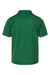 Paragon 108Y Youth Saratoga Performance Mini Mesh Short Sleeve Polo Shirt Hunter Green Flat Back