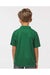 Paragon 108Y Youth Saratoga Performance Mini Mesh Short Sleeve Polo Shirt Hunter Green Model Back
