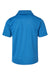 Paragon 108Y Youth Saratoga Performance Mini Mesh Short Sleeve Polo Shirt Turquoise Blue Flat Back