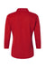 Paragon 120 Womens Lady Palm 3/4 Sleeve Polo Shirt Red Flat Back