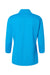 Paragon 120 Womens Lady Palm 3/4 Sleeve Polo Shirt Turquoise Blue Flat Back