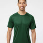 Paragon Mens Islander Performance Moisture Wicking Short Sleeve Crewneck T-Shirt - Hunter Green - NEW