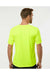 Paragon 200 Mens Islander Performance Short Sleeve Crewneck T-Shirt Safety Green Model Back