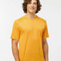 Paragon Mens Islander Performance Moisture Wicking Short Sleeve Crewneck T-Shirt - Gold - NEW