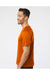 Paragon 200 Mens Islander Performance Short Sleeve Crewneck T-Shirt Orange Model Side