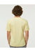 Paragon 200 Mens Islander Performance Short Sleeve Crewneck T-Shirt Pale Yellow Model Back