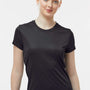 Paragon Womens Islander Performance Moisture Wicking Short Sleeve Crewneck T-Shirt - Black