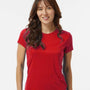 Paragon Womens Islander Performance Moisture Wicking Short Sleeve Crewneck T-Shirt - Red - NEW