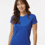 Paragon Womens Islander Performance Moisture Wicking Short Sleeve Crewneck T-Shirt - Royal Blue - NEW