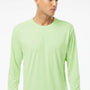 Paragon Mens Islander Performance Moisture Wicking Long Sleeve Crewneck T-Shirt - Limeade Green