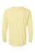 Paragon 210 Mens Islander Performance Long Sleeve Crewneck T-Shirt Pale Yellow Flat Back