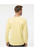 Paragon 210 Mens Islander Performance Long Sleeve Crewneck T-Shirt Pale Yellow Model Back