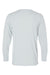 Paragon 222 Mens Aruba Extreme Performance Long Sleeve Crewneck T-Shirt Aluminum Grey Flat Back