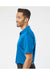 Paragon 500 Mens Sebring Performance Short Sleeve Polo Shirt Turquoise Blue Model Side