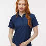 Paragon Womens Sebring Performance Moisture Wicking Short Sleeve Polo Shirt - Deep Navy Blue - NEW